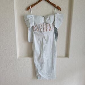 elle zeitoune Olivia Off the Shoulder Dress XS
